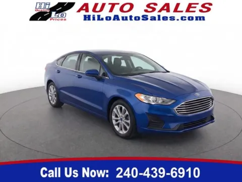 Blue 2020 Ford Fusion SE for sale in Frederick, MD