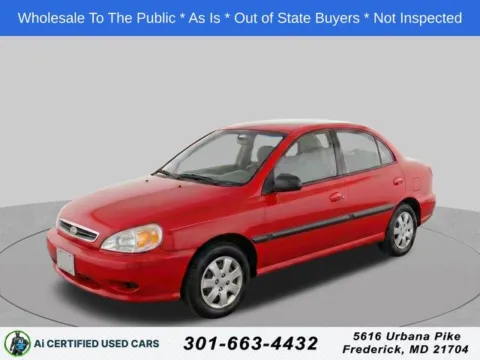 Unknown 2001 Kia Rio for sale in Frederick, MD