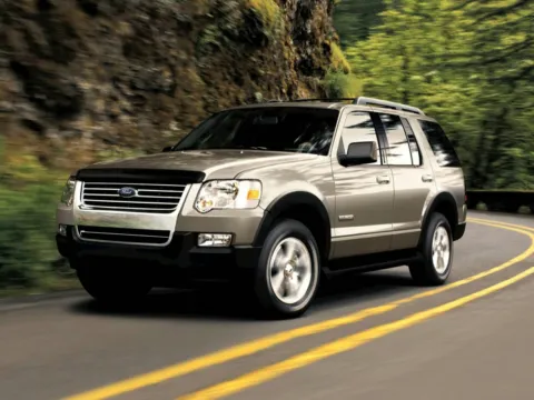 Red 2007 Ford Explorer Limited for sale in Frederick, MD