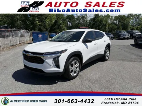 White 2024 Chevrolet Trax LS for sale in Frederick, MD