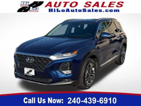 Blue 2019 Hyundai Santa Fe Limited for sale in Frederick, MD