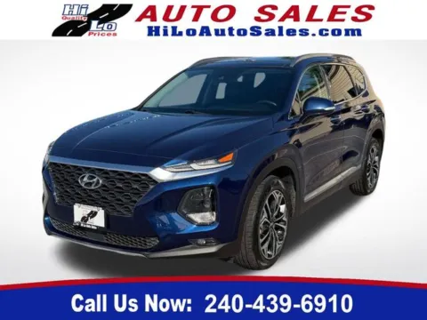 Blue 2019 Hyundai Santa Fe Limited for sale in Frederick, MD