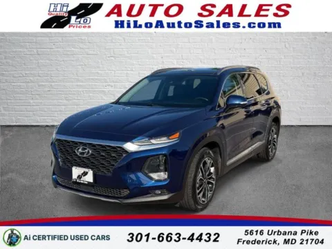 Blue 2019 Hyundai Santa Fe Limited for sale in Frederick, MD