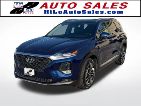 Blue 2019 Hyundai Santa Fe Limited for sale in Frederick, MD