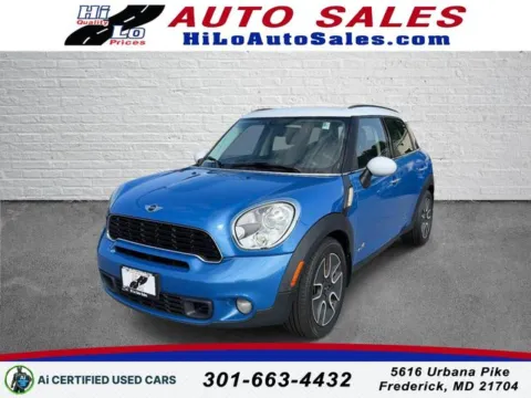 Blue 2012 MINI Cooper S Countryman ALL4 for sale in Frederick, MD