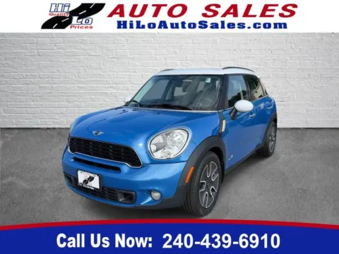 Blue 2012 MINI Cooper S Countryman ALL4 for sale in Frederick, MD