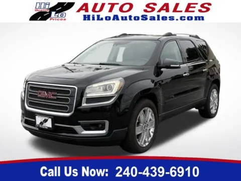 Black 2017 GMC Acadia Limited for sale in Frederick, MD