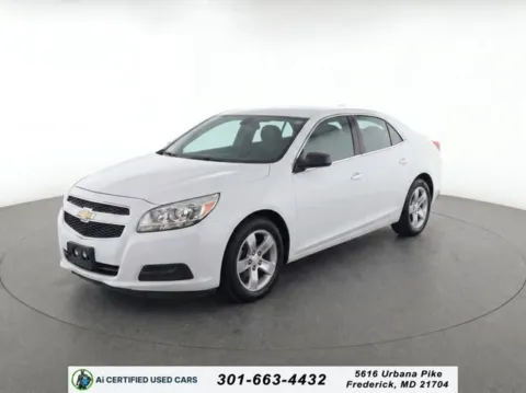White 2013 Chevrolet Malibu LS for sale in Frederick, MD