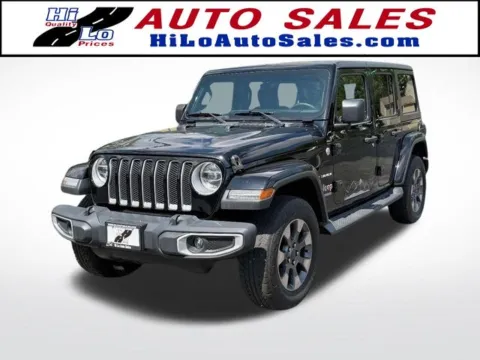 Black 2019 Jeep Wrangler Unlimited Sahara for sale in Frederick, MD