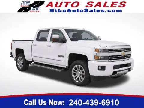 White 2015 Chevrolet Silverado 2500 HD High Country for sale in Frederick, MD