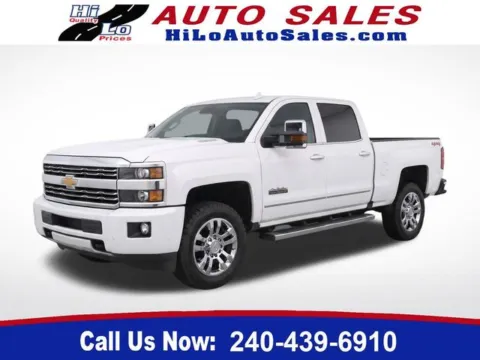 White 2015 Chevrolet Silverado 2500HD High Country for sale in Frederick, MD