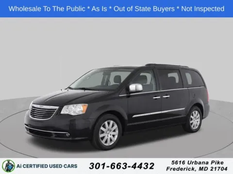 Black 2012 Chrysler Town & Country Touring-L for sale in Frederick, MD