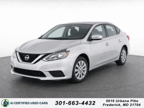 Silver 2016 Nissan Sentra SV for sale in Frederick, MD