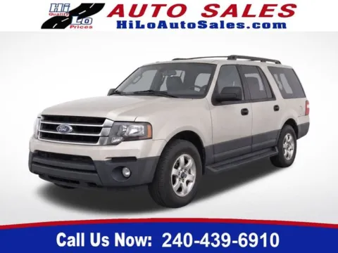 White 2017 Ford Expedition EL XL for sale in Frederick, MD