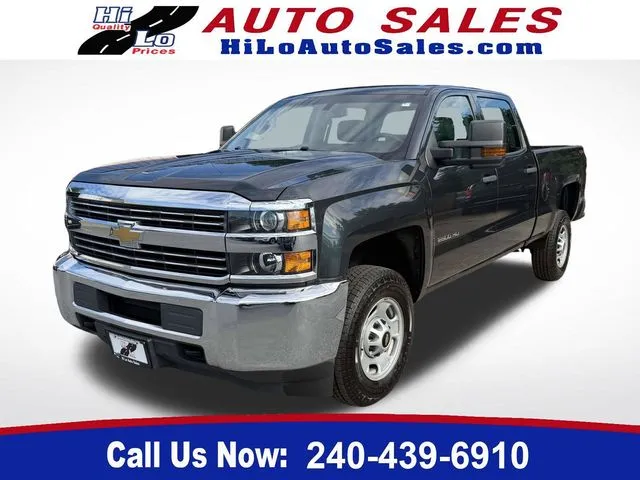 Gray 2018 Chevrolet Silverado 2500 HD Work Truck for sale in Frederick, MD