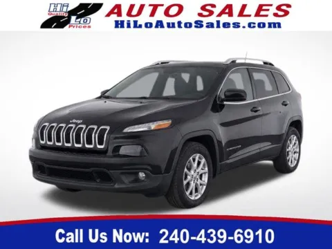 Black 2018 Jeep Cherokee Latitude for sale in Frederick, MD