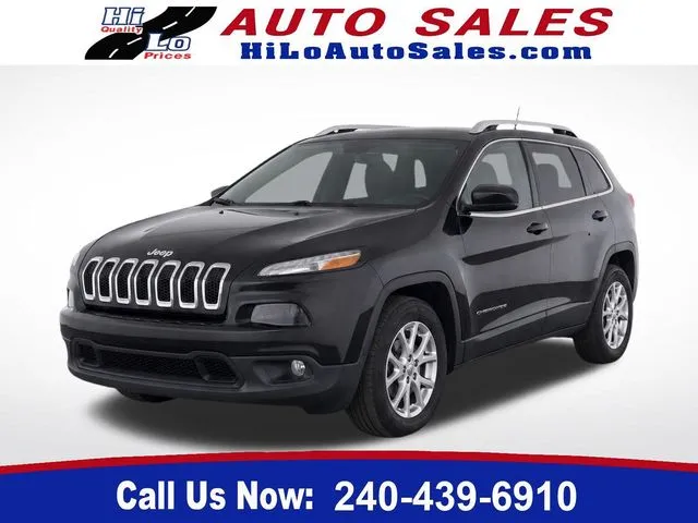 Black 2018 Jeep Cherokee Latitude for sale in Frederick, MD