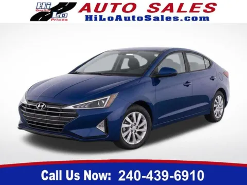 Blue 2020 Hyundai Elantra SE for sale in Frederick, MD