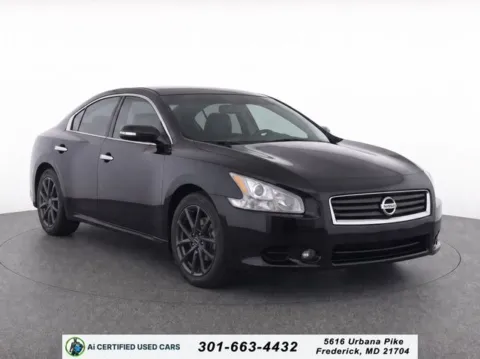 Black 2014 Nissan Maxima 3.5 S for sale in Frederick, MD