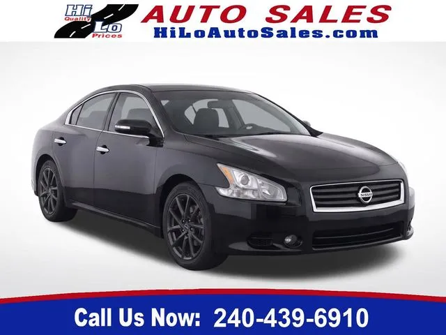 Black 2014 Nissan Maxima 3.5 S for sale in Frederick, MD