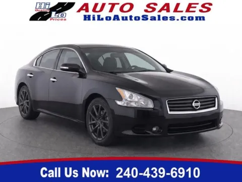 Black 2014 Nissan Maxima 3.5 S for sale in Frederick, MD