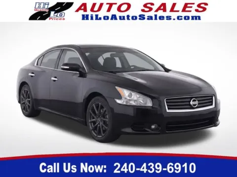 Black 2014 Nissan Maxima 3.5 S for sale in Frederick, MD