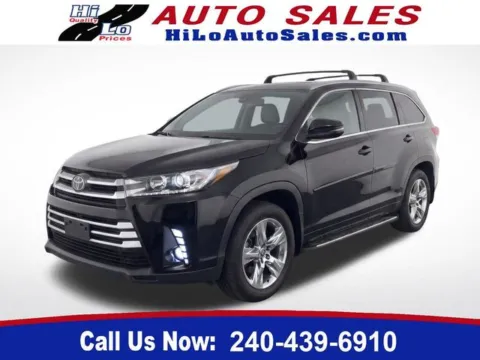 Black 2017 Toyota Highlander Limited Platinum for sale in Frederick, MD