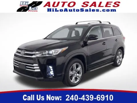 Black 2017 Toyota Highlander Limited Platinum for sale in Frederick, MD