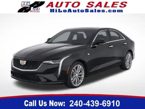 Black 2023 Cadillac CT4 Premium Luxury for sale in Frederick, MD