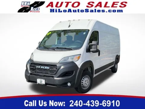 White 2024 Ram ProMaster 2500 High Roof for sale in Frederick, MD