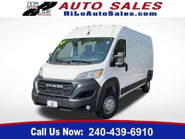 White 2024 Ram ProMaster 2500 High Roof for sale in Frederick, MD