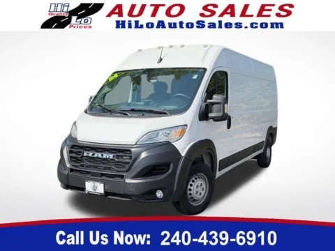 White 2024 Ram ProMaster 2500 High Roof for sale in Frederick, MD