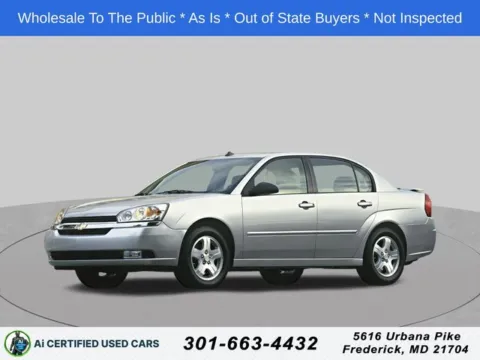 Red 2004 Chevrolet Malibu for sale in Frederick, MD
