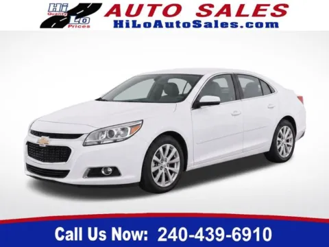 White 2014 Chevrolet Malibu LT for sale in Frederick, MD