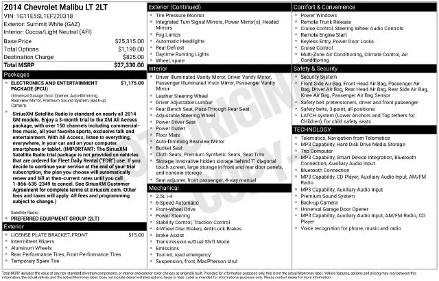 Chevrolet Malibu photo 18