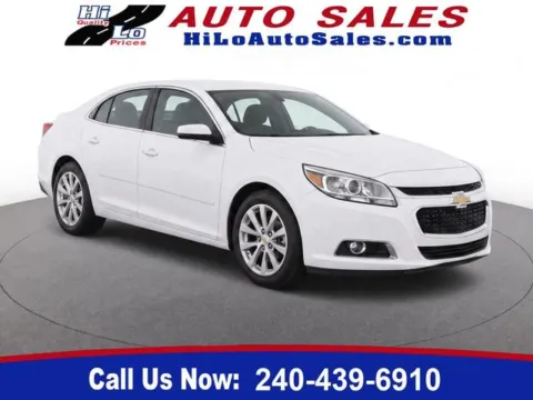 White 2014 Chevrolet Malibu LT for sale in Frederick, MD