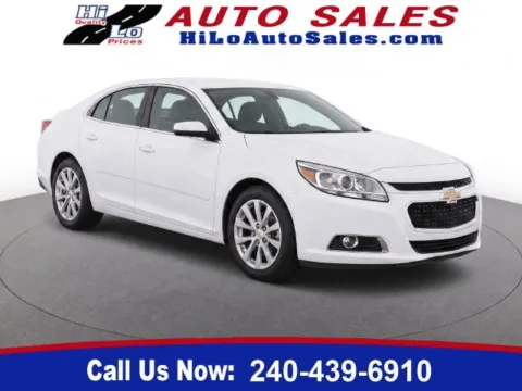 White 2014 Chevrolet Malibu LT for sale in Frederick, MD