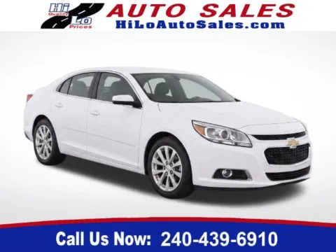 White 2014 Chevrolet Malibu LT for sale in Frederick, MD