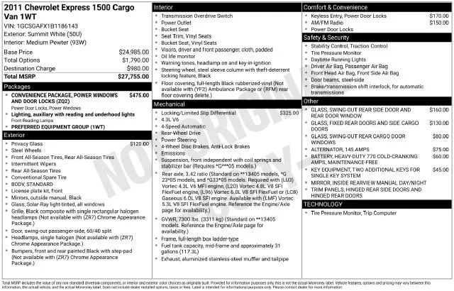 Chevrolet Express photo 13