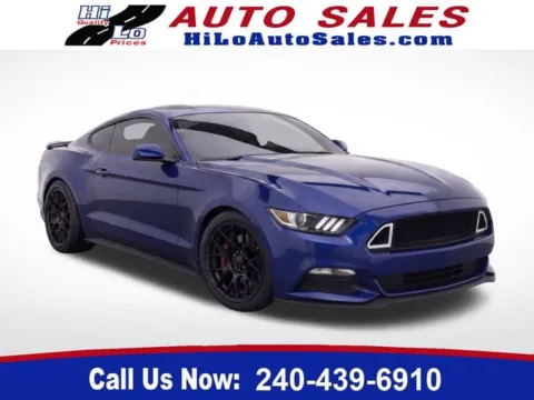 Blue 2015 Ford Mustang V6 for sale in Frederick, MD