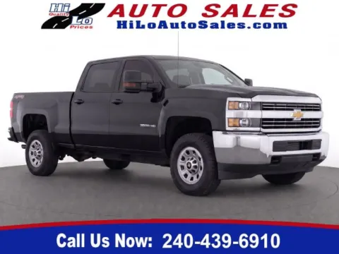 Black 2017 Chevrolet Silverado 3500 HD Work Truck for sale in Frederick, MD