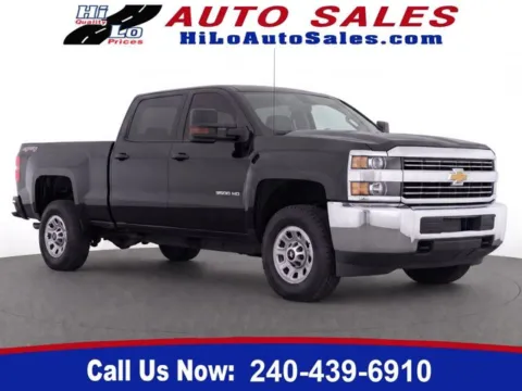 Black 2017 Chevrolet Silverado 3500 HD Work Truck for sale in Frederick, MD