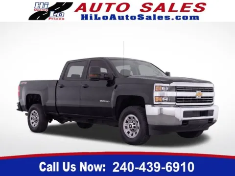 Black 2017 Chevrolet Silverado 3500 HD Work Truck for sale in Frederick, MD