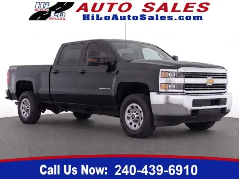 Black 2017 Chevrolet Silverado 3500 HD Work Truck for sale in Frederick, MD