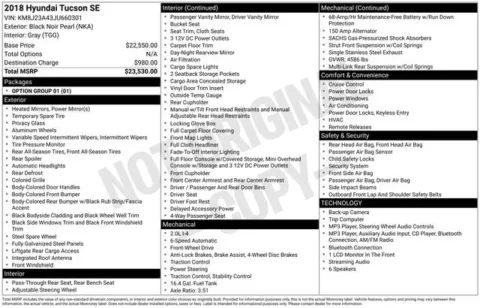 Black 2018 Hyundai Tucson SE for sale in Frederick, MD