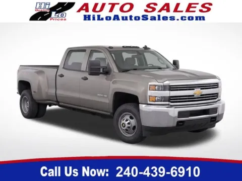 Gray 2017 Chevrolet Silverado 3500 HD Work Truck for sale in Frederick, MD
