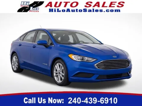 Blue 2018 Ford Fusion Hybrid S for sale in Frederick, MD