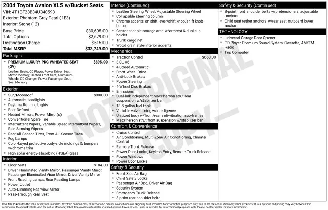 Toyota Avalon photo 12