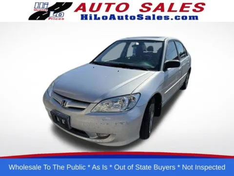 Silver 2005 Honda Civic EX for sale in Frederick, MD