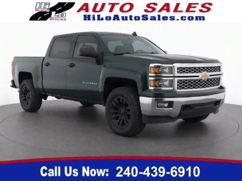 Green 2014 Chevrolet Silverado 1500 LT for sale in Frederick, MD